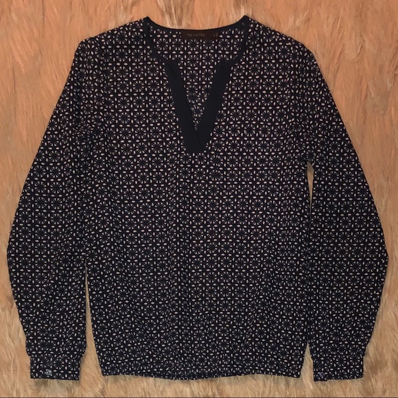 THE LIMITED—WOMEN’S LONG SLEEVE NAVY & WHITE TUNIC!! BNWOT/NEVER WORN!! - Picture 2 of 7